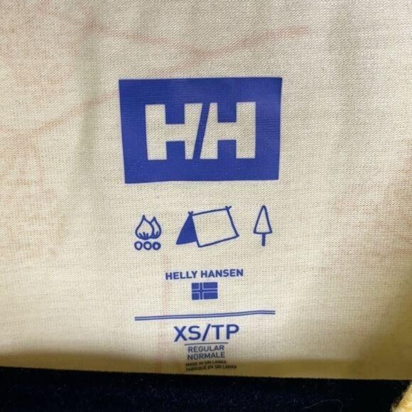 Helly Hansen Lomma T-Shirt Yellow Pear Print: Size Extra Small - Picture 6 of 6